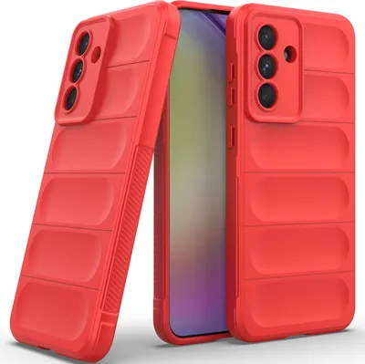 Image de Etui pour Samsung Galaxy A56 / A36 Soft TPU Silicone Shockproof Protective Case Red