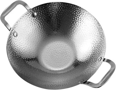 Produktbild von Edelstahl-Suppentopf mit Doppelgriffen, 32 cm Durchmesser, silber