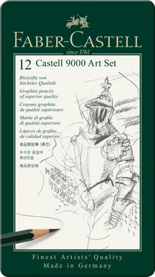 Produktbild von FABER-CASTELL Bleistift Castell 9000 12er Art Set