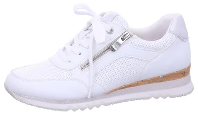 Produktbild von MARCO TOZZI Damen Sneaker Reißverschluss Metallic Optik 2-23782-41, Größe:38 EU, Farbe:Beige