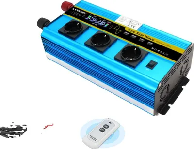 Produktbild von Reiner Sinuswellenwechselrichter, Kompatibilität mit europäischen Steckdosen, 24V-220V-6000W