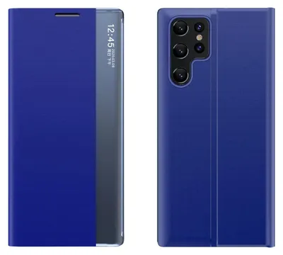 Obrázek produktu pro pouzdro Sleep Case pro Samsung Galaxy S24 Fe s klopou a stojánkem - modré