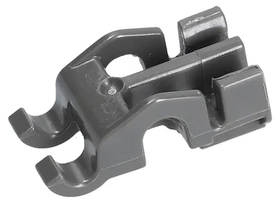 Korbklammer für Geschirrspüler, 34 mm, Kunststoff, grau