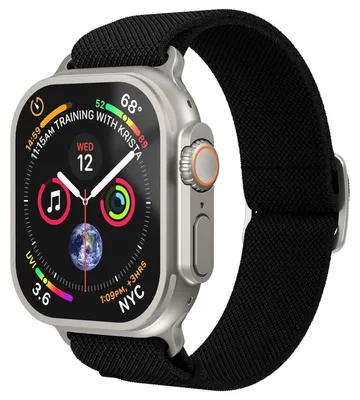 Produktbild von Vonmählen Watch Strap - Classic Nylon Loop - Armband für Apple Watch 40 / 41 / 42 mm, Black Armband
