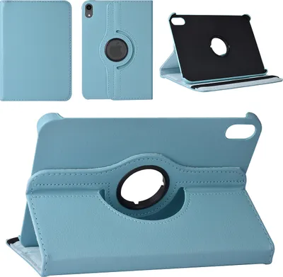 Produktbild von iPad Mini 2021 Book Case Tablet Cover - Light Blue - 360 Degree Rotatable