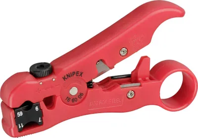 Image de KNIPEX - Kabel-Abisolierzange - pour câble coaxial et câble de données