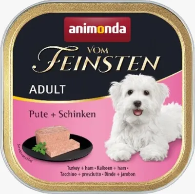 Obrázok produktu pre Animonda vom Feinsten Dog morčacie mäso so šunkou 150g