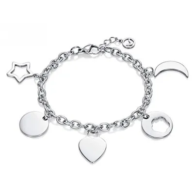 Produktbild von Damenarmband aus Stahl, 17.5+2 cm