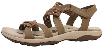 Immagine prodotto di Skechers REGGAE SLIM SUMMER OF FUN: sandali da donna, color marrone, ideali per il tempo libero