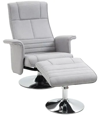 Obrázek produktu pro Elektrické relaxační křeslo - masážní křeslo - otočné křeslo - podnožka - nastavitelná opěrka zad