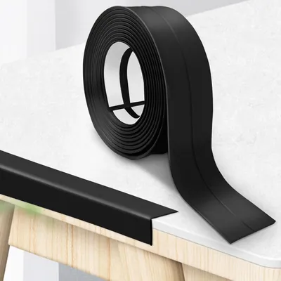 Imagen del producto de Listón de PVC autoadhesivo para zócalo, blanco, 20 mm x 20 mm x 18 m, para cocina