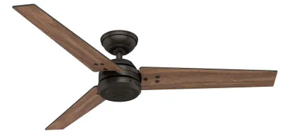 Immagine prodotto di Ventilatore da soffitto con regolatore di parete Protos Bronzo 132 cm