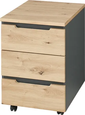 Produktbild von Furniture24 Rollcontainer Brego 17 Büroschrank Bürocontainer 45 x 66 x 55 cm