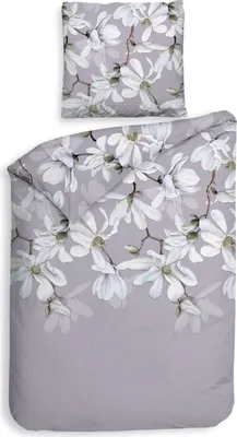 Produktbild von Heckett and Lane Stacey Bettwäsche 155 Purple Bettwäsche 1 x Bettbezug 155x220 + 1 x Kopfkissenbezug 80x80 Purple Geblumt bunt