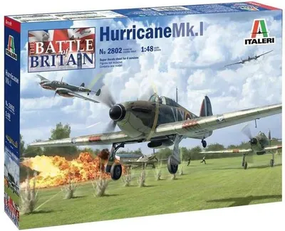 Produktbild von Modellbausatz Flugzeug 2802 – Hurricane MK. I (1:48)