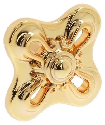 Produktbild von Knopf für Möbel aus Zamak, Durchmesser 34 mm x 25 mm, vergoldet