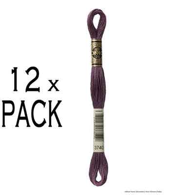 Zdjęcie produktu dla 12x nić hafciarska DMC Mouline Special 117MC -3740, 6-warstwowa, 8m, PU