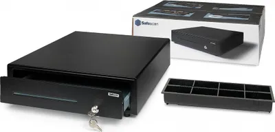 Produktbild von Safescan LD-4141, Elektronische Geldschublade, Metall, Schwarz, 12 V, CE, 410 mm