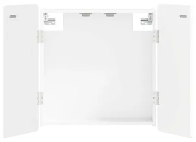 Productafbeelding van vidaXL Dartbordkast ZWOLLE, hoogglans wit, 52,5 x 10,5 x 57,5 cm