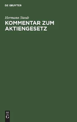 Produktbild von Kommentar zum Aktiengesetz