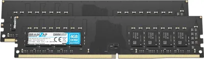 Produktbild von BRAINZAP 8GB (2x4GB) DDR4 2133MHz PC4-2133P DIMM CL15 1Rx8 1.2V Unbuffered Non-ECC RAM Arbeitsspeicher für Desktop PC Speichermodul Memory