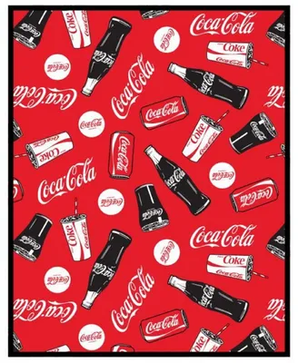 Produktbild von Coca Cola Flauschdecke Kuscheldecke 120 x 150 cm