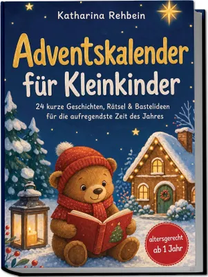 Produktbild von Adventskalender für Kleinkinder: 24 kurze Geschichten, Rätsel & Bastelideen für die aufregendste Zeit des Jahres - altersgerecht ab 1 Jahr