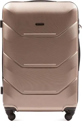 Zdjęcie produktu dla Walizka podróżna duża Wings Peacock 28" CHAMPAGNE