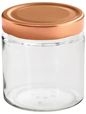 Obrázok produktu pre Omgoods – Súprava 12 sklenených nádob s vekom, objem 220 ml
