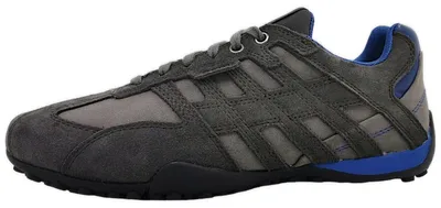 Immagine prodotto di Geox UOMO SNAKE: Scarpe da uomo, modello stringato, colore grigio, adatte per tempo libero, con solette removibili