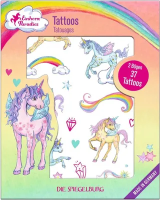 Produktbild von Einhorn Paradies - Tattoos