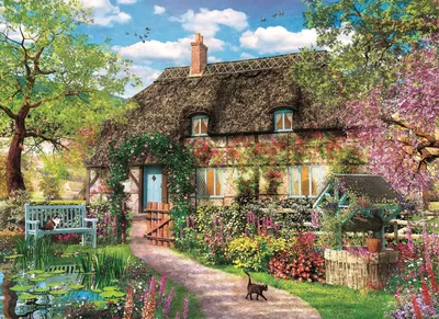 Obrázok produktu pre Clementoni The Old Cottage, 1000 kusov, Krajinka, 10 rok / roky