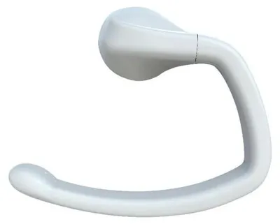 Image de Porte-serviette - L 24,3 cm x l 7,4 cm x H 19,8 cm - Blanc