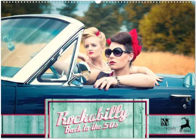 Produktbild von Rockabilly - Back to the 50s (Wandkalender 2025 DIN A2 quer), CALVENDO Monatskalender