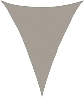 Immagine prodotto di vidaXL Tenda da sole 160 g/m² triangolare Grigio chiaro 5x7x7 m HDPE