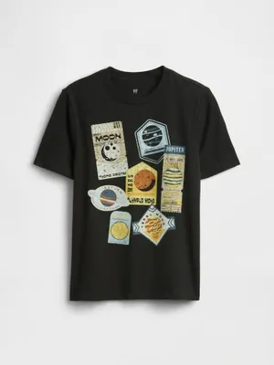 Produktbild von GAP Kinder-T-Shirt mit Aufdruck XS