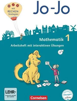 Produktbild von Jo-Jo Mathematik 1. Schuljahr - Allgemeine Ausgabe 2018- Arbeitsheft mit interaktiven Übungen auf scook.de. Mit CD-ROM