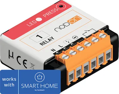 Obrázek produktu pro NodOn Zigbee 1-kanálový 16A reléový spínač SIN-4-1-20 - Kompatibilní s SMART HOME od hornbachu