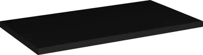 Immagine prodotto di Piano Bagno 70 Cm Nero Opaco Mdf Per Lavabo In Stile Moderno