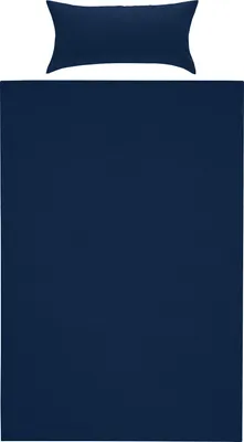Produktbild von Erwin Müller Bettwäsche Nördlingen" dunkelblau 1x 135x200 cm + 1x 40x80 cm"