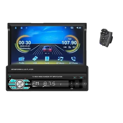 Obrázok produktu pre Multimediálny prehrávač do auta, systém Android, výsuvná 7-palcová obrazovka, s Carplay CAM