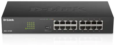Zdjęcie produktu dla Przełącznik Gigabit Ethernet z 16 portami i cichą pracą