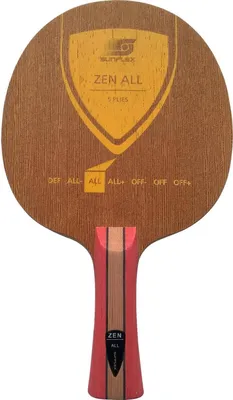 Produktbild von Sunflex Zen All Tischtennis-Holz, konkaver Griff | Tischtennisschläger Tischtennisbelag
