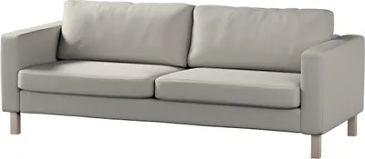 Produktbild von Dekoria Bezug für Karlstad 3-Sitzer Sofa nicht ausklappbar, kurz, grau, Bezug für Karlstad