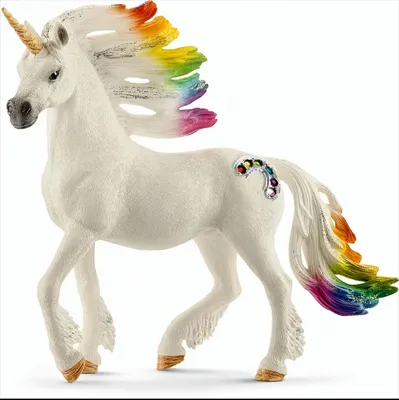 Produktbild von Schleich 70523 - Spielzeugfigur - Regenbogeneinhorn, Hengst