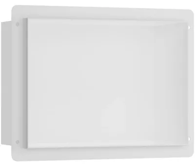 Obrázok produktu pre CERANO – Zapustená polička/výklenok do obkladu – biela matná – 30 x 20 x 10 cm