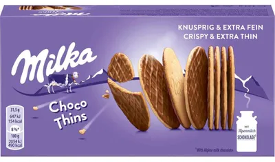 Produktbild von Milka Choco Thins 151g