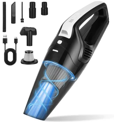 Kabelloser Handstaubsauger, 10000 Pa, 2500 mAh, 0,76 kg, für Auto & Zuhause