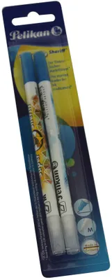 Immagine prodotto di Gomma ad inchiostro Pelikan "Super Sheriff" larghezza linea M (multi-punta) 2 pezzi