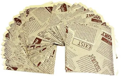 Produktbild von 100 Stück braunes Papiersack, Sandwichbeutel, Hamburgerbeutel, Frittbüchsen, Papiersack, Papier, 15 x 15 cm